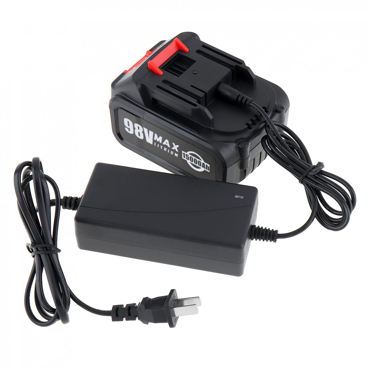 98V Cordless  Impact Electric Wrench LED Light Li-ion Battery for Car Repair