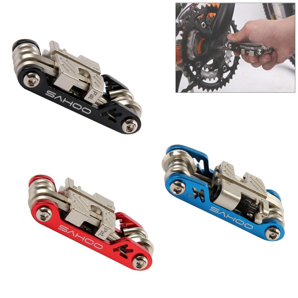 17 Multi Tool Bicycle Bike Allen Hex Keys Screwdriver Chain Link Tool MTB ROAD